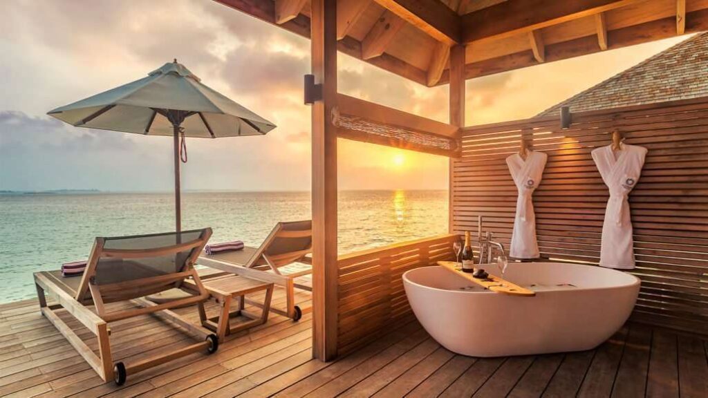 Romantic Ocean Villa of Hurawalhi Maldives