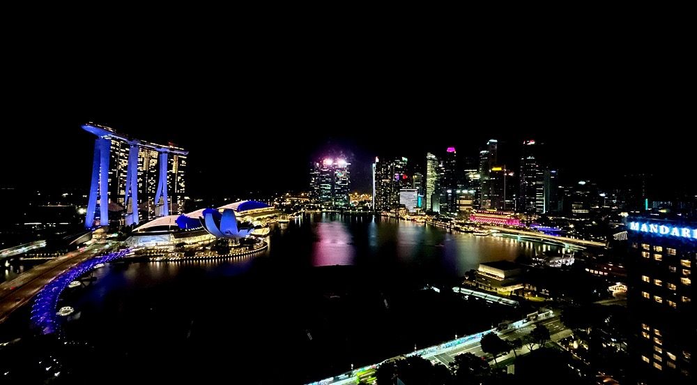 View from the Ritz-Carlton Singapore