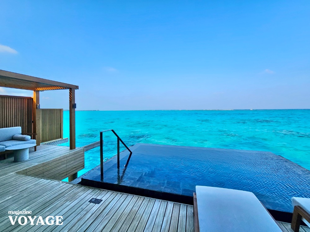 Lagoon View from the Ocean Pool Villa, JW Marriott Kaafu Atoll