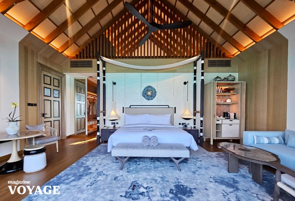 JW Marriott Kaafu Atoll Island Resort Ocean Pool Villa Bedroom