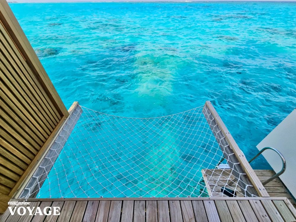 JW Marriott Kaafu Atoll Island Resort Ocean Pool Villa Overwater Hammock