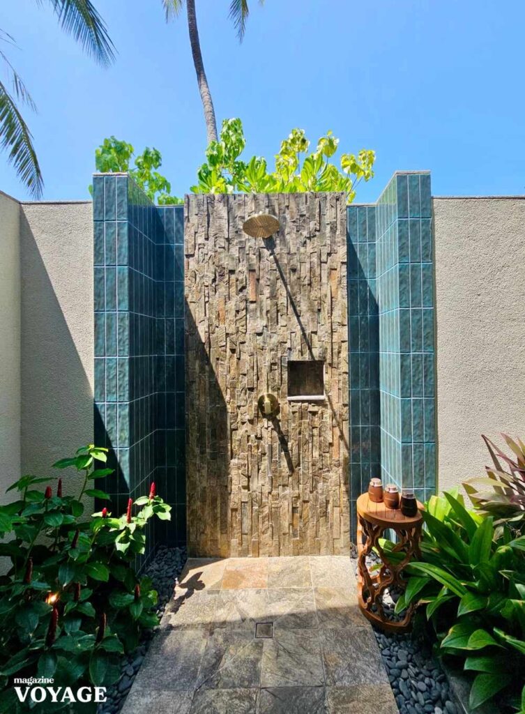 JW Marriott Kaafu Atoll Island Resort Beach Pool Villa Outdoor Shower