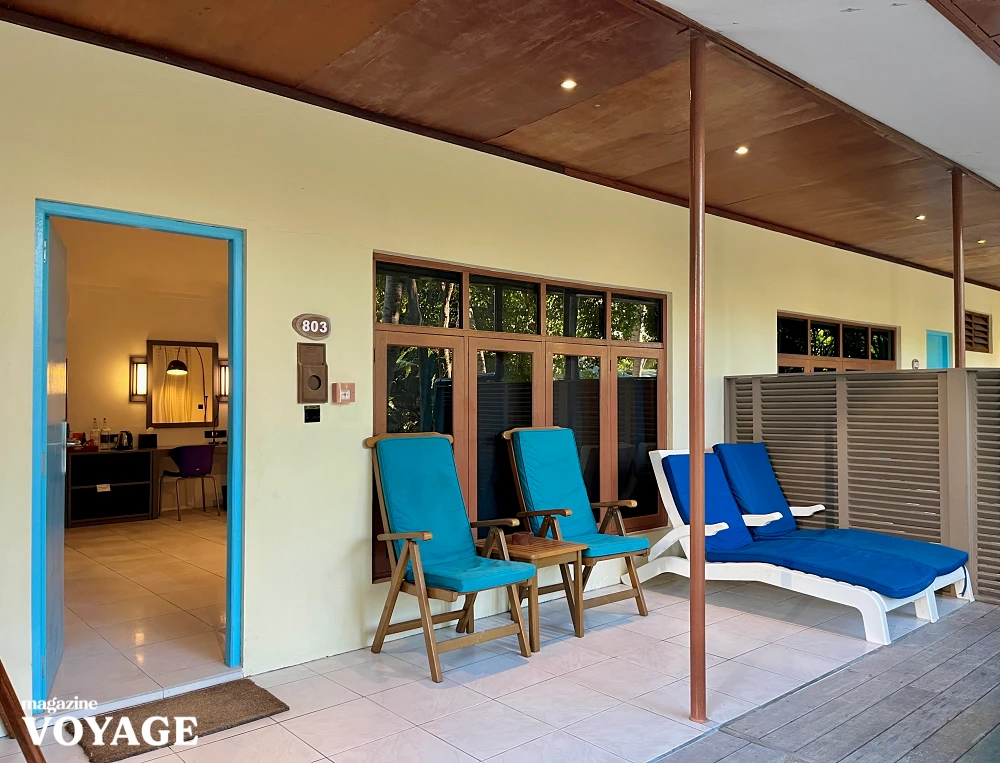 몰디브 미루 가든룸 입구