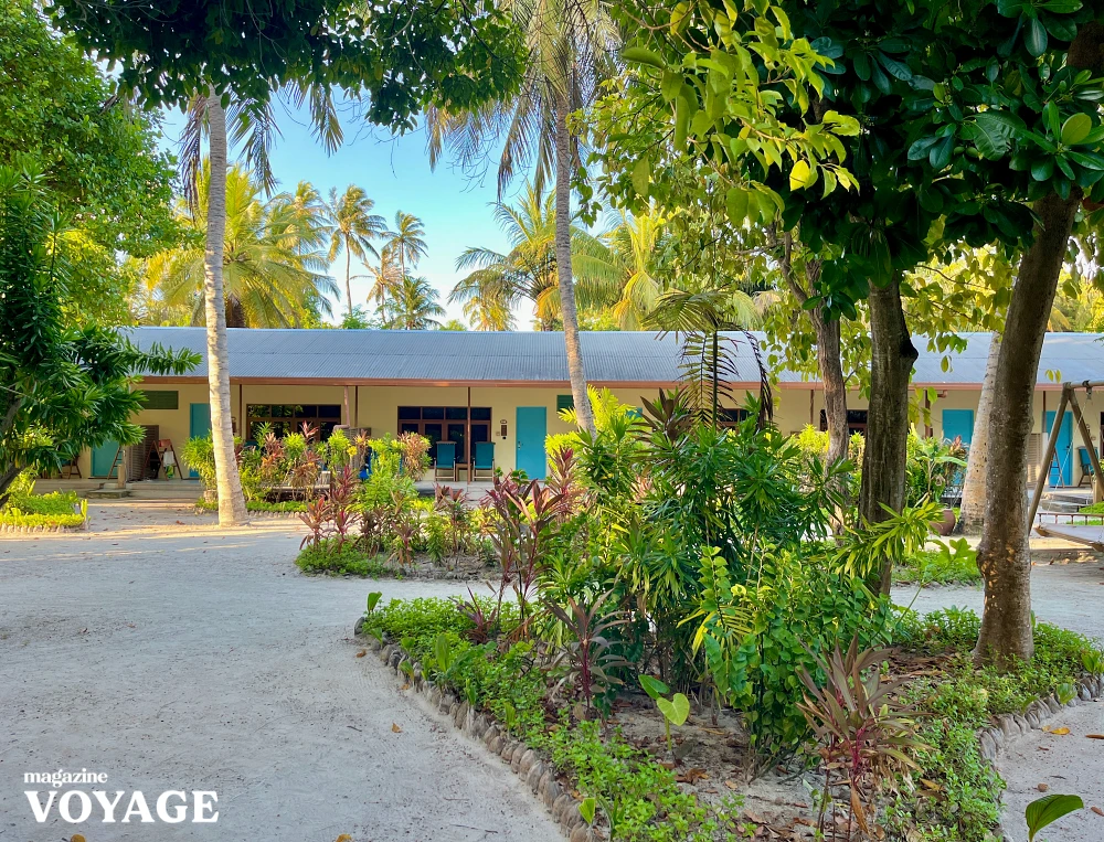 몰디브 미루 가든룸 전경